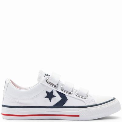 Gyerek Converse Star Player 3V Tornacipő CO5127403 Fehér/Sötétkék